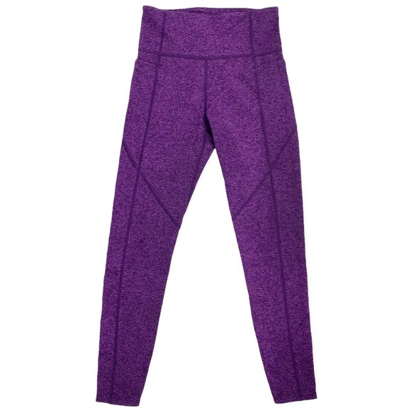 JoyLab Cozy Spacedye 7/8 High Rise Leggings in Deep Purple, XS - Picture 1 of 6